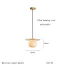 DecorBites™ Alabaster Marble Pendant Lights for Luxury Dining Room, Kitchen & Bar Décor
