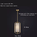 DecorBites™ Alabaster Marble Pendant Lights for Luxury Dining Room, Kitchen & Bar Décor