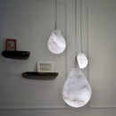 DecorBites™ Alabaster Marble Pendant Lights for Luxury Dining Room, Kitchen & Bar Décor