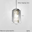 DecorBites™ Alabaster Marble Pendant Lights for Luxury Dining Room, Kitchen & Bar Décor