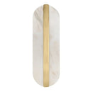 DecorBites™ Alabaster Oval Marble Wall Lamp for Indoor Living Room Bedroom Kitchen Corridor Lighting