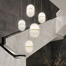 DecorBites™ Alabaster Pendant Lights LED Designer Hanging Lamps For Living Room
