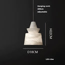 DecorBites™ Alabaster Pendant Lights LED Designer Hanging Lamps For Living Room