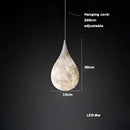DecorBites™ Alabaster Pendant Lights LED Designer Hanging Lamps For Living Room