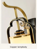 DecorBites™ All Copper Wall Lamp Glass Lamp - Living Room Bedroom Restaurant Bedside Light