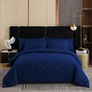 DecorBites™ All-Season Brushed Duvet Quilt, Soft & Breathable, Queen King Size Comforter