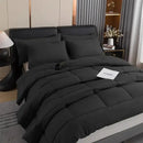 DecorBites™ All-Season Quilted Duvet Set - Queen & King Size Comforter with Pillowcases