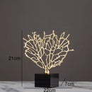 DecorBites™ Alloy Coral Crafts on Crystal Base for Stylish Desktop Decor