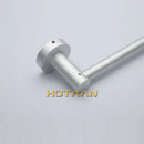 Modern silver double towel bar rail – bathroom anti-rust rack