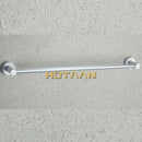 Modern silver double towel bar rail – bathroom anti-rust rack