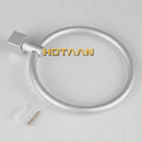 DecorBites™ Aluminium Round Towel Holder Rings Wall Mounted Bathroom Accessories