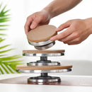 DecorBites™ Aluminum Alloy Turntable for Clay Sculpture Platform Pottery Wheel Rotation