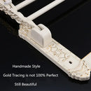 DecorBites™ Aluminum Bath Hardware Set: Shelf, Towel Rack, Paper Holder, Brush Holder, Hooks