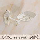 DecorBites™ Aluminum Bath Hardware Set: Shelf, Towel Rack, Paper Holder, Brush Holder, Hooks