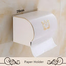 DecorBites™ Aluminum Bath Hardware Set: Shelf, Towel Rack, Paper Holder, Brush Holder, Hooks