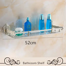 DecorBites™ Aluminum Bath Hardware Set: Shelf, Towel Rack, Paper Holder, Brush Holder, Hooks