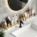 DecorBites™ Aluminum Bathroom Corner Shelf - Wall Mounted Shower Storage Holder