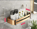 DecorBites™ Aluminum Bathroom Corner Shelf - Wall Mounted Shower Storage Holder