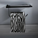 DecorBites™ Aluminum Black Bathroom Tissue Holder Wall-Mounted Toilet Paper Rack Stand