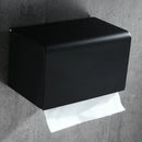 DecorBites™ Aluminum Brushed Gold Toilet Paper Holder Rack Tissue Box - Bathroom Roll Storage