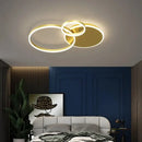DecorBites™ Aluminum Circle LED Chandelier Ceiling Light for Bedroom Living Room Kitchen