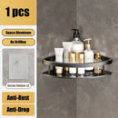 DecorBites™ Aluminum Corner Shelf Organizer for Bathroom and Kitchen Storage