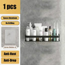 DecorBites™ Aluminum Corner Shelf Organizer for Bathroom and Kitchen Storage