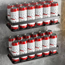 DecorBites™ Aluminum Corner Shelf Organizer for Bathroom and Kitchen Storage