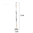 DecorBites™ Aluminum Floor Lamp: Modern Free Standing LED Dimmable Lights