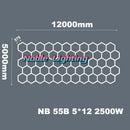 Modern white aluminum housing hexagon led light bar garage light