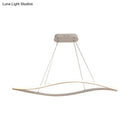DecorBites™ Aluminum Leaf Drop Pendant LED Island Lamp - Simplicity Black/White, Warm/White Light - 31.5"/39" Wide