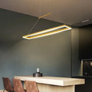 Modern aluminum led ceiling chandelier – dining room pendant light
