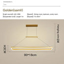 Modern aluminum led ceiling chandelier – dining room pendant light