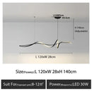 DecorBites™ Aluminum LED Chandelier: Modern Dining Island Light for Stylish Indoor Decoration