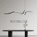 DecorBites™ Aluminum LED Chandelier: Modern Dining Island Light for Stylish Indoor Decoration