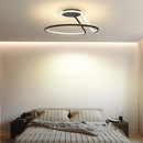 DecorBites™ Aluminum LED Chandelier: Modern Minimalist Bedroom Kitchen Lighting Fixtures
