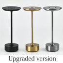 Modern sleek led desk lamp living room textured cordless light