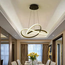 DecorBites™ Aluminum Line Pendant Light: Modern Creative Dining Room Ceiling Lamp