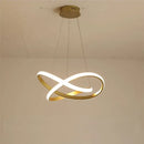 DecorBites™ Aluminum Line Pendant Light: Modern Creative Dining Room Ceiling Lamp