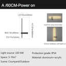 Modern minimalist black aluminum outdoor wall sconce – porch light