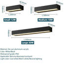DecorBites™ Aluminum Outdoor Wall Sconces - Waterproof Exterior Light for House, Patio, Garage