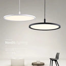 DecorBites™ Aluminum Pendant Light: Round LED Ceiling Lamp for Home, Hotel, Restaurant, Bar