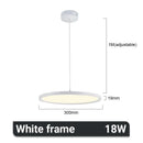 DecorBites™ Aluminum Pendant Light: Round LED Ceiling Lamp for Home, Hotel, Restaurant, Bar