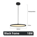 DecorBites™ Aluminum Pendant Light: Round LED Ceiling Lamp for Home, Hotel, Restaurant, Bar