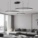 DecorBites™ Aluminum Rings LED Pendant Light in Living Room Bedroom Dining Room