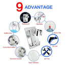 DecorBites™ Aluminum Showerhead Holder: Adjustable & Traceless Bathroom Accessory
