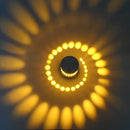 DecorBites™ Aluminum Spiral LED Wall Lamp for Bedroom and Living Room