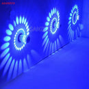 DecorBites™ Aluminum Spiral LED Wall Lamp for Bedroom and Living Room
