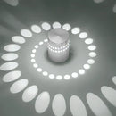 DecorBites™ Aluminum Spiral LED Wall Lamp for Bedroom and Living Room