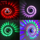 DecorBites™ Aluminum Spiral LED Wall Lamp for Bedroom and Living Room